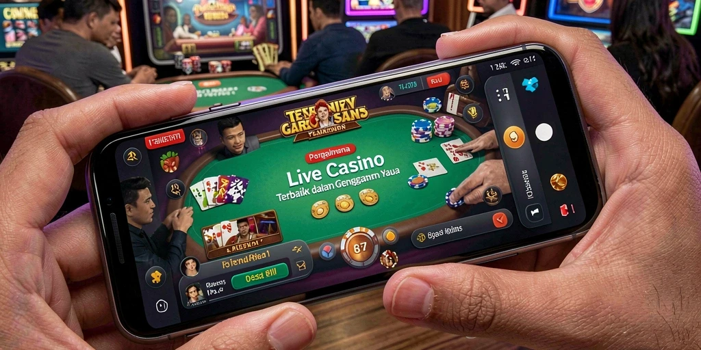 Gameplay Live Casino yang menegangkan dan interaktif di 8II.