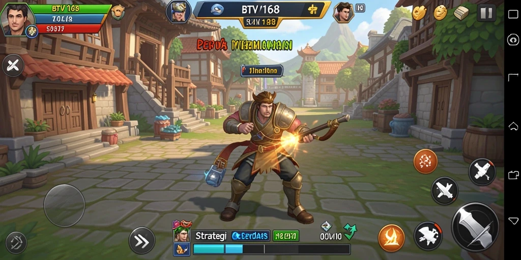Tampilan gameplay menarik dan penuh strategi di BTV168.