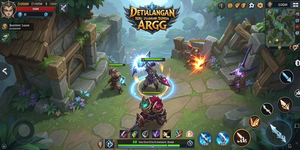 Tampilan gameplay D200M yang mendebarkan dalam dunia ARPG.