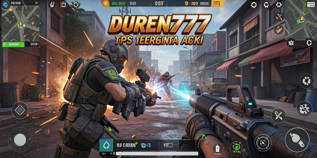 Tampilan gameplay seru dan dinamis di DUREN777.