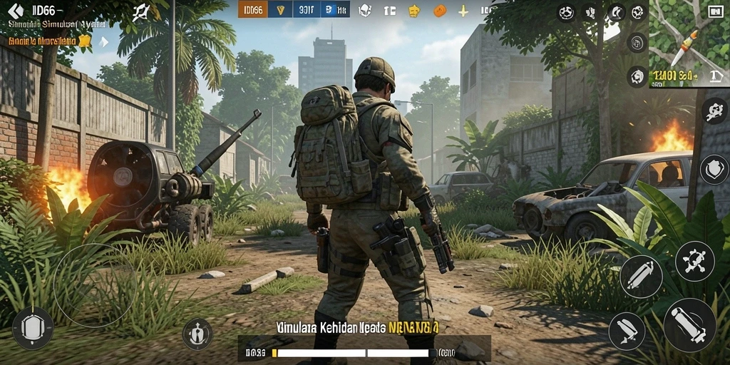 Tampilan gameplay ID66 yang penuh warna dan detail.