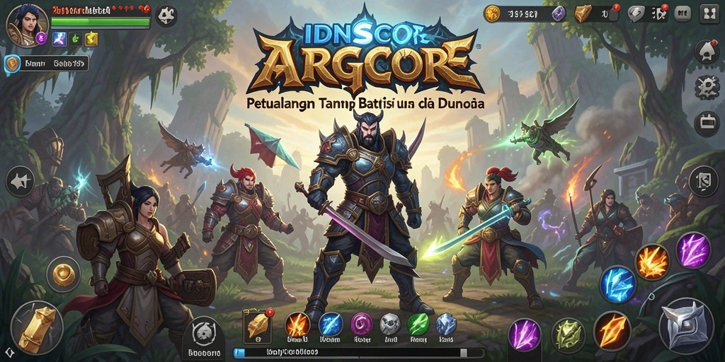 Tampilan gameplay ARPG yang mendebarkan di IDNSCORE.