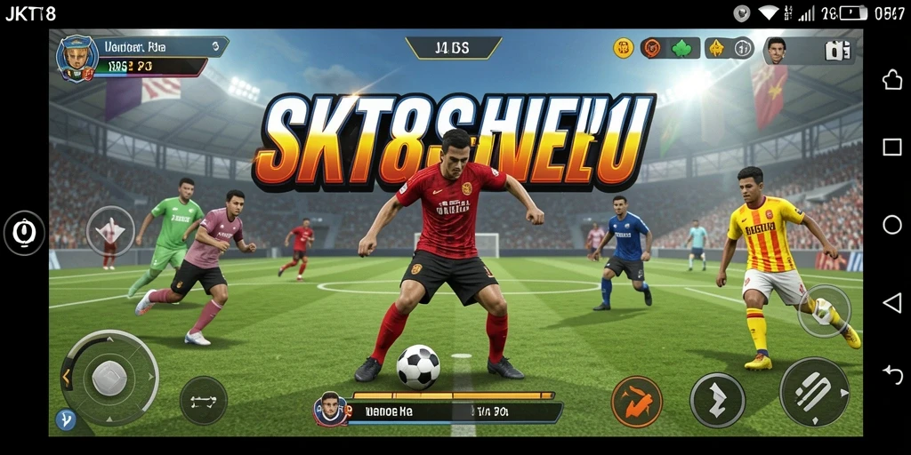 Tampilan gameplay JKT8 yang mendebarkan dan realistis.