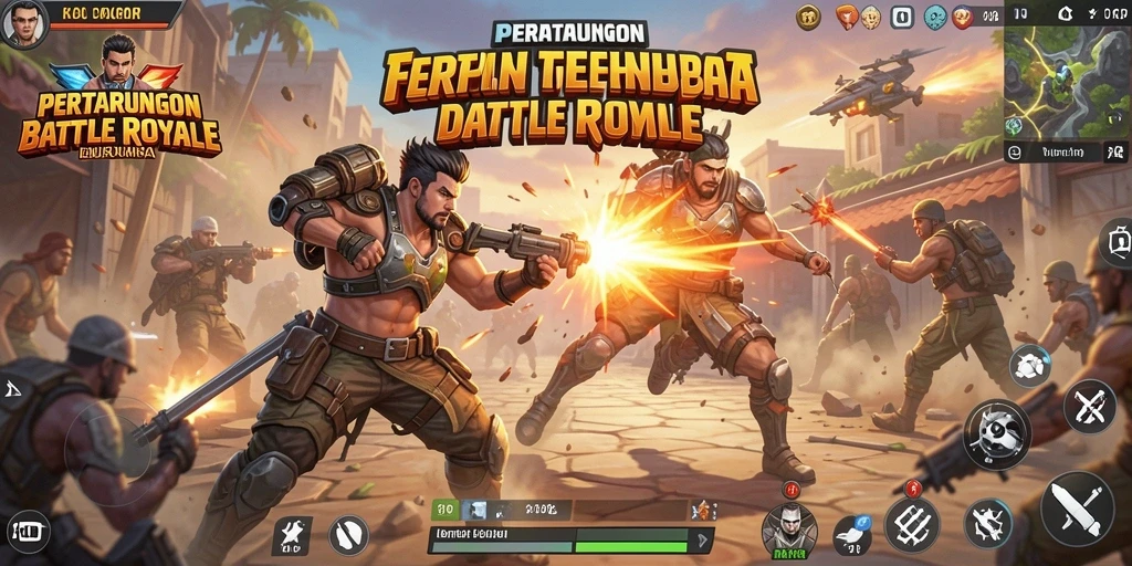 Tangkapan layar gameplay KAKRP yang intens dan mendebarkan.