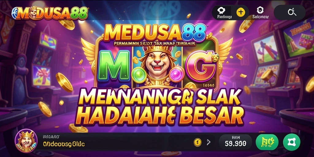 Tampilan gameplay menarik dari MEDUSA88 dengan slot beragam tema.