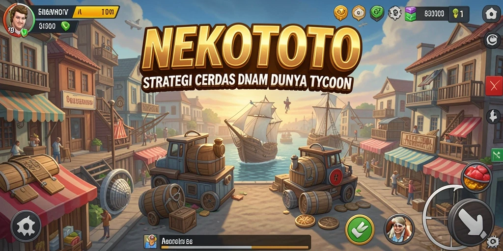 Tampilan gameplay mendebarkan di NEKOTOTO.