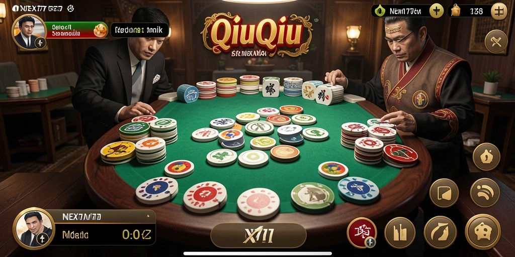 Tampilan gameplay QiuQiu yang seru di NEX777.