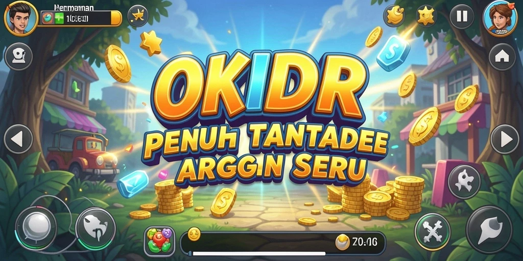 Gameplay OKIDR yang menantang dan penuh warna.