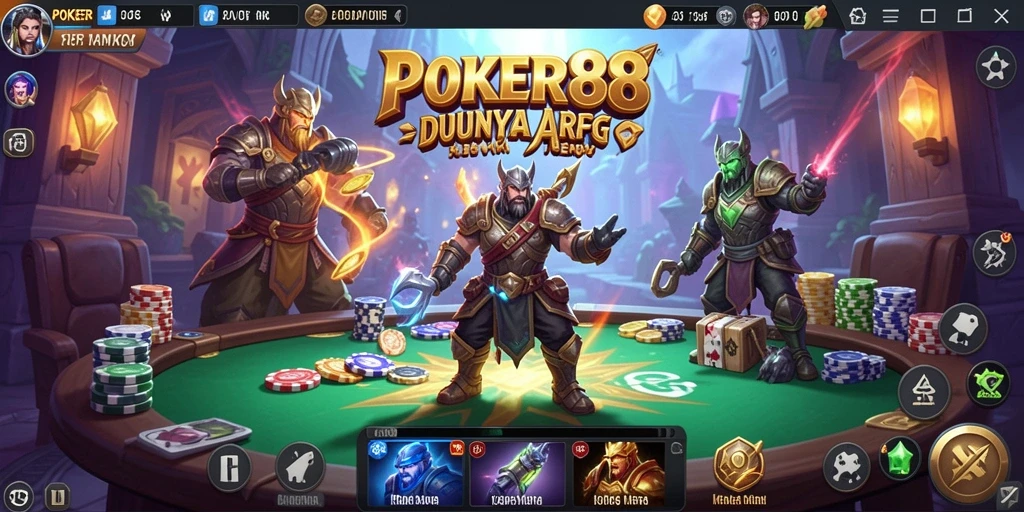 Gameplay seru POKER88 dengan pertempuran yang mendebarkan.