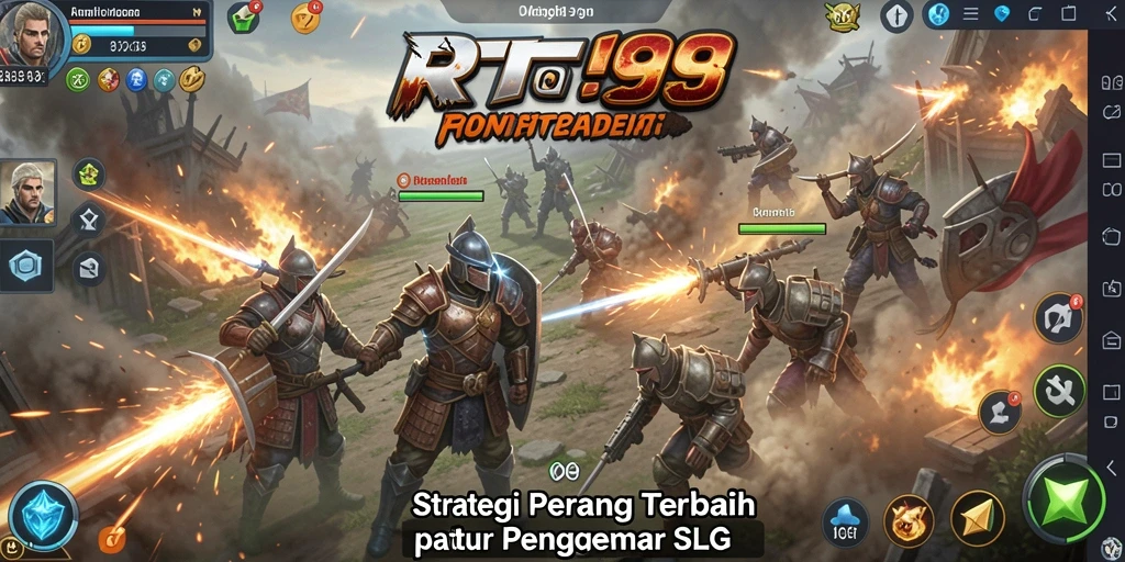 Tampilan menarik dari pertempuran strategi SLG di RT99.