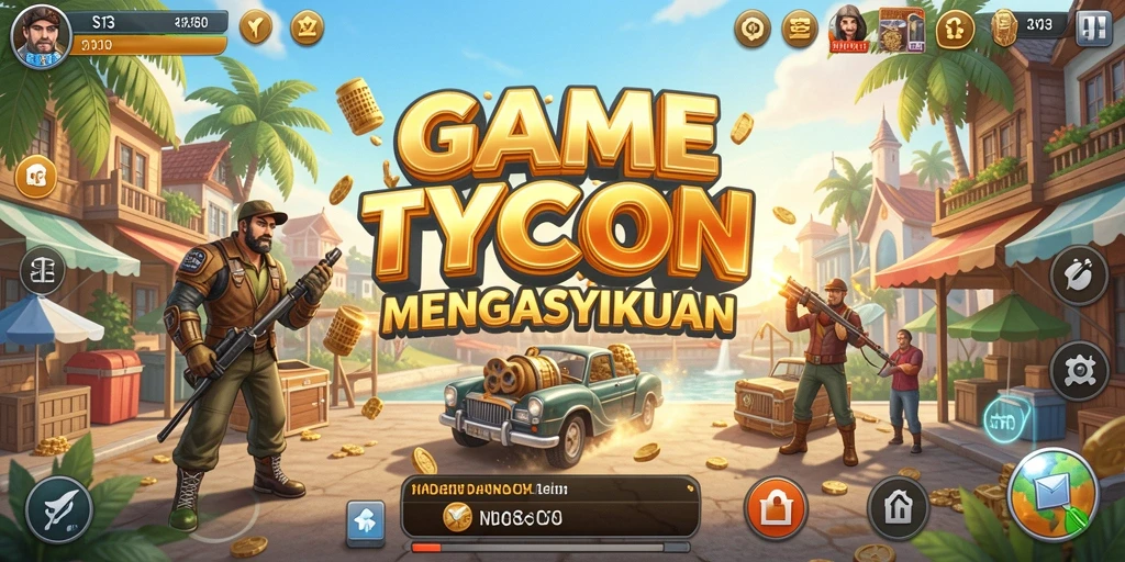 Screenshot gameplay S13 dengan elemen strategy Tycoon yang menarik.