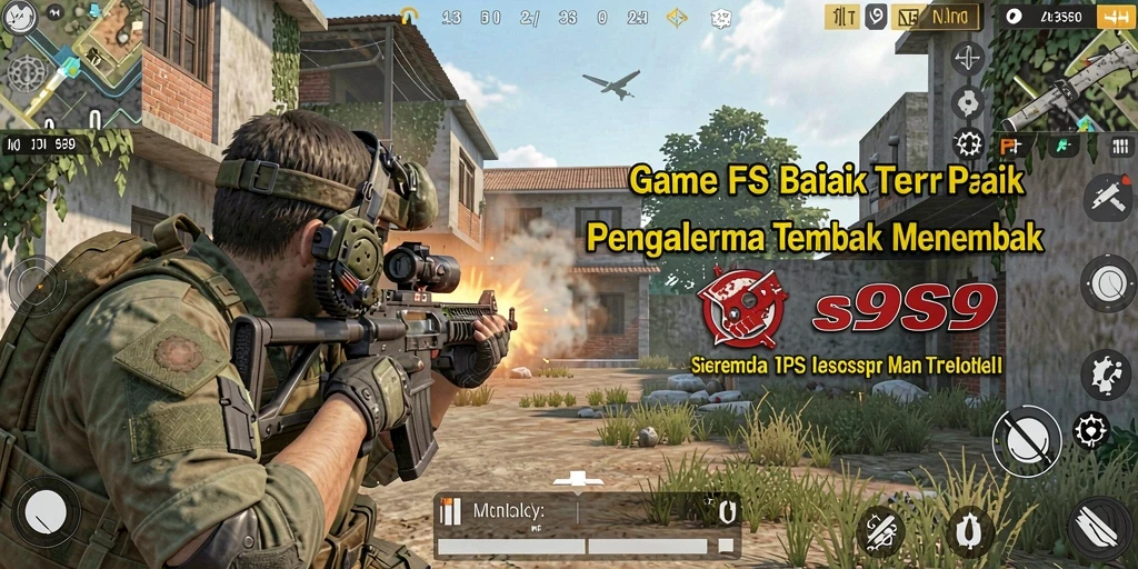 Gameplay intens S9S9 dengan aksi tembak-menembak yang mendebarkan.