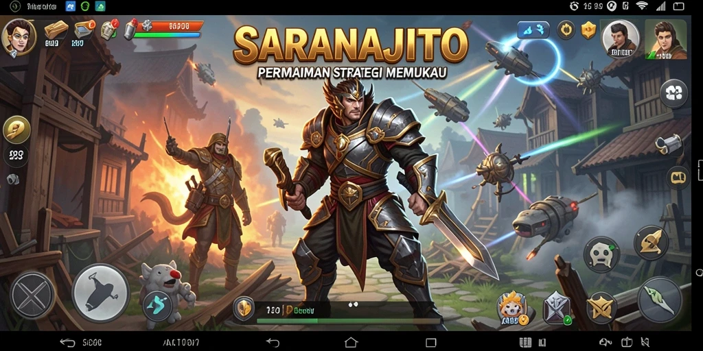 Tampilan gameplay menakjubkan dari SARANAJITU yang mengasyikkan.